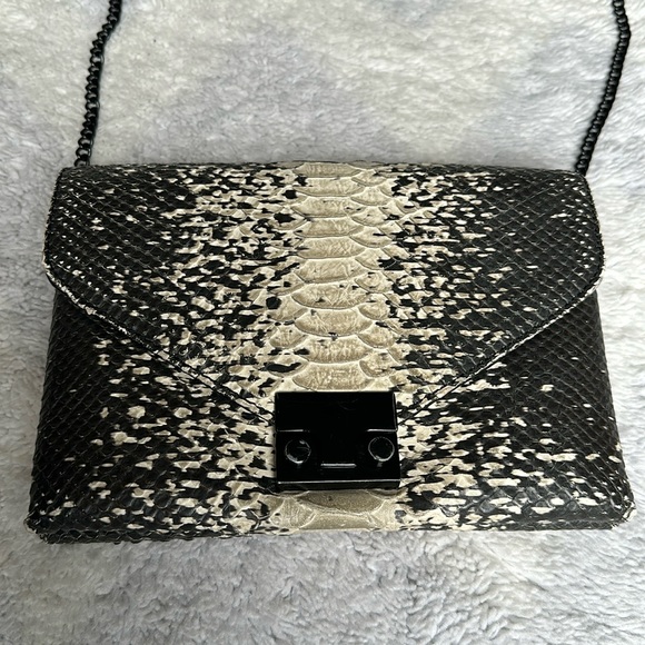 LOEFFLER RANDALL snake Python Embossed crossbody - Picture 1 of 10